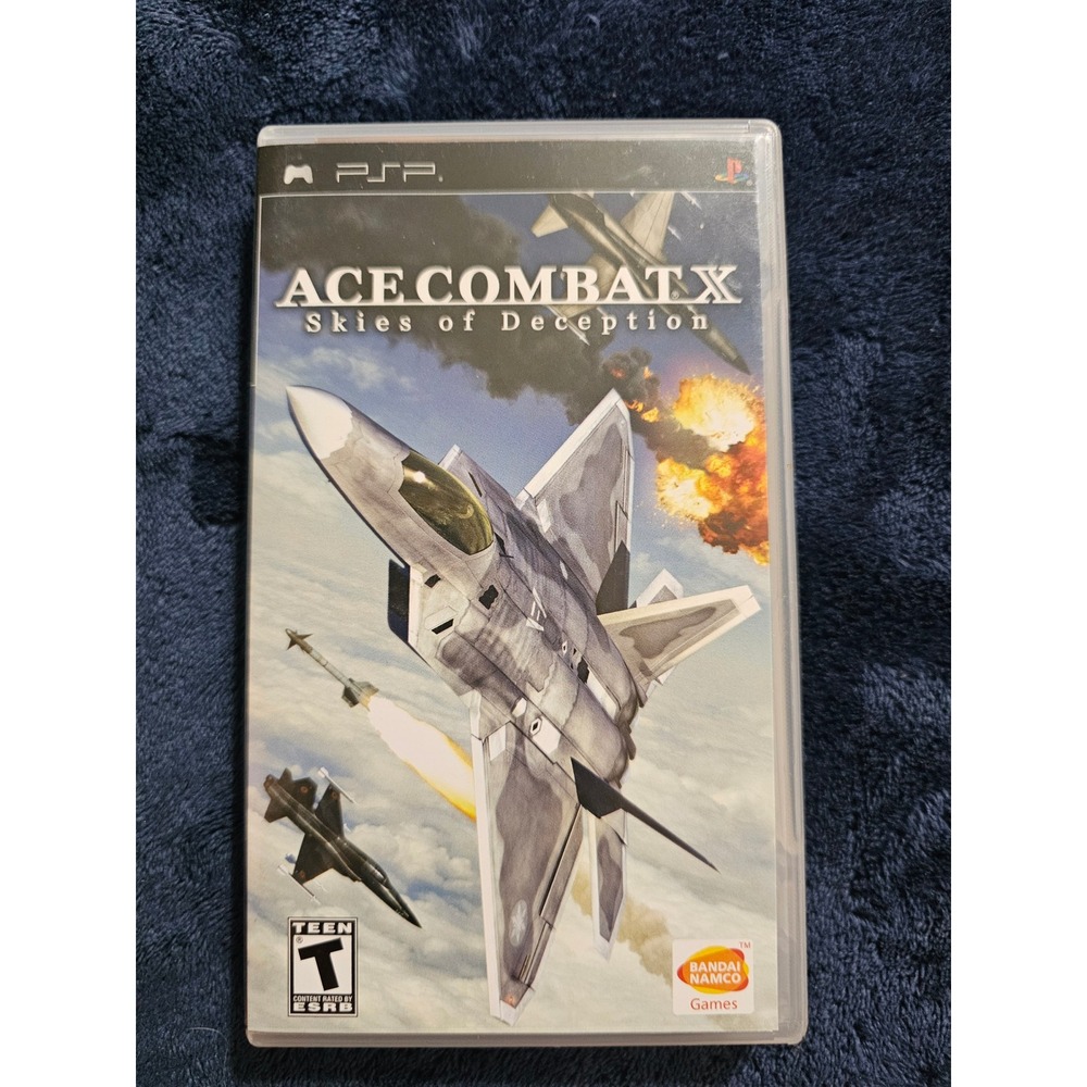 Ace Combat X Skies of Deception Sony PSP Game Bandai Namco CIB Complete